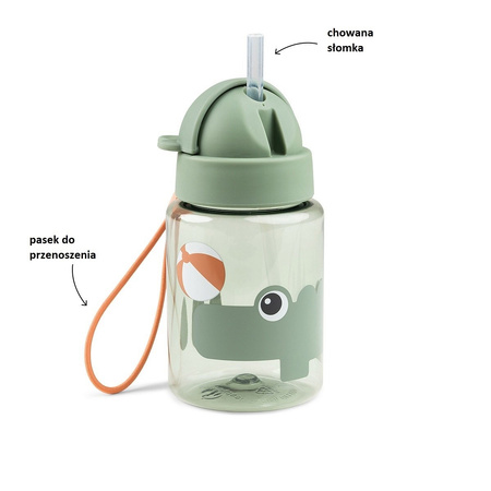 Done by Deer Bidon Dla Dziecka Playground Green 280ml