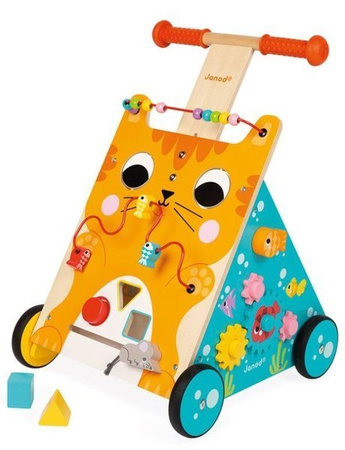Janod Wielofunkcyjny Pchacz Edukacyjny Kot