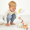 Janod  Magnetyczny pociąg z klockami i grzechotką do ciągnięcia Ślimak Sweet Cocoon 12m+