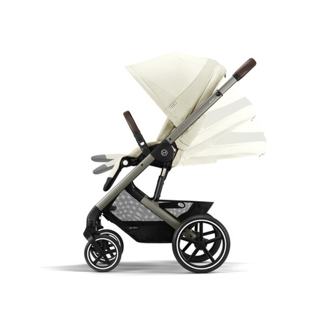 Cybex Balios S Lux Wózek Głęboko-Spacerowy Seashell Beige 2023 Rama Taupe