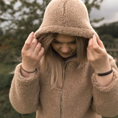 Zaffiro Kurtka dla Kobiet Zoya Wełniana Nevada L Anthracite