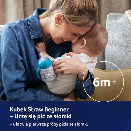 Lovi Pierwszy Kubek ze Słomką 150 ml Straw Beginner Buddy Bear 35/360