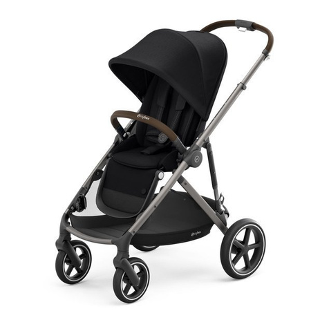 Cybex Gazelle S Wózek Spacerowy Deep Black rama Taupe