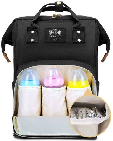 Zagatto Torba Plecak do Wózka ZJ Black Maja2020