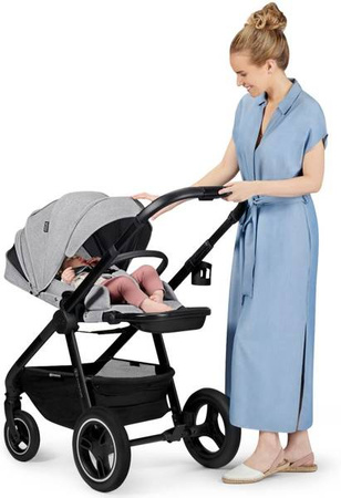 Kinderkraft Everyday Wózek Wielofunkcyjny 2w1 Black