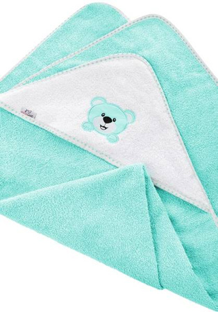 Bocioland Okrycie Kąpielowe MIś 100x100 cm Aqua BOC0223