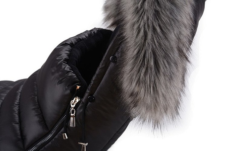 Cottonmoose Śpiwór Zimowy Alaskan Moose Czarno-szary Z Eko-skórą