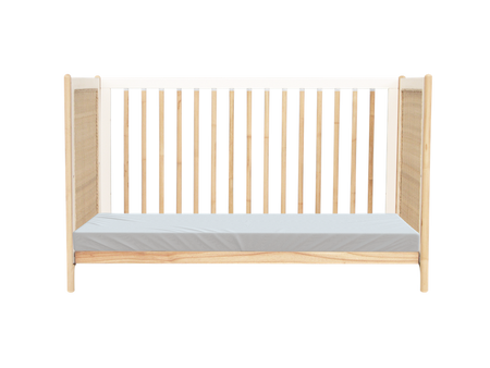 Theo Bebe Oceania Łóżeczko Ratanowe 60x120cm Neige