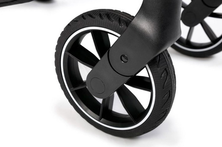 Muuvo Quick 3.0 Wózek Głęboko-Spacerowy z Gondolą XL Zestaw 2w1 Steel Grey