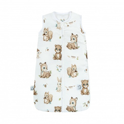 Bonjour Cherie Bambusowy Śpiworek do Spania średni 3-12 m 2 tog Las