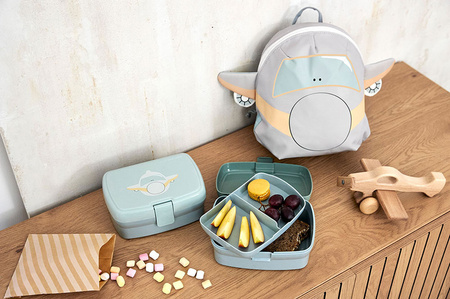 Lassig Lunchbox z wkładką Tiny Drivers Samolot