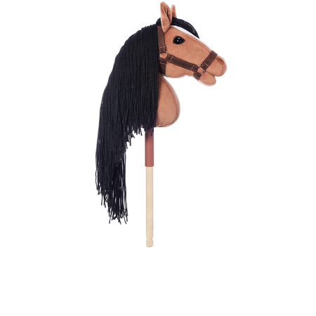 Hoppihorse Koń na Kiju Hobby Horse A4 Ciemny Brąz 64cm
