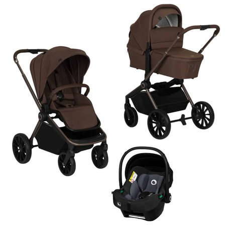 Lionelo Mika Plus Wózek Wielofunkcyjny 3w1 Mocha Mousse