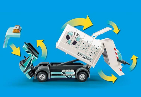 Playmobil 70885 Śmieciarka z Sygnałem Świetlnym