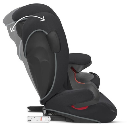 Cybex Pallas B2-Fix + Lux Fotelik Samochodowy 9-36 kg Volcano Black