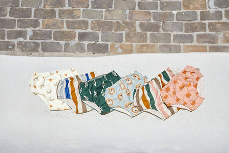 Lassig Majteczki pieluszka do pływania Splash & Fun Fale pink/nature, rozm. 86