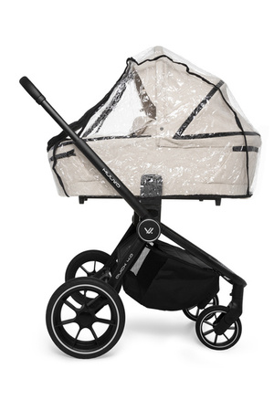 Muuvo Quick 4.0 Wózek Głęboko-Spacerowy Classic Black + Cybex Aton B2 i-Size Fotelik Samochodowy 0-13kg + Baza One Volcano Black