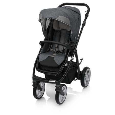 Espiro Next Wózek Głęboko-Spacerowy Flow 2019 - 17 Stylish Graphite