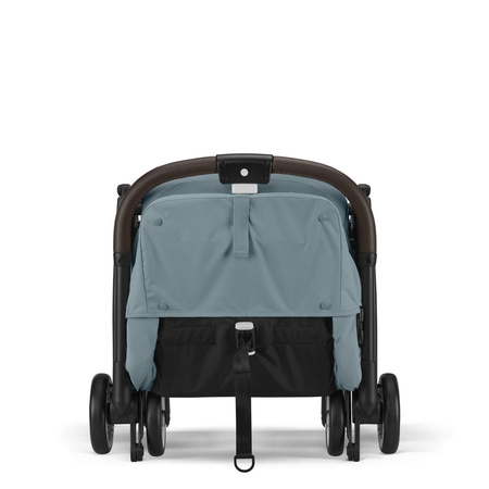 Cybex Orfeo Wózek Spacerowy Rama Taupe Stormy Blue 2025 + Cybex Pałąk