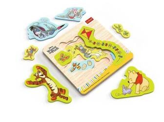 Trefl Puzzle Drewniane Winnie The Pooh 12el