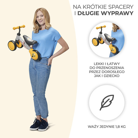 Kinderkraft Cutie Mini Rowerek Biegowy Honey