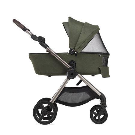 Anex IQ Premium New Transfarmation Wózek Głęboko-Spacerowy Richi + Cybex Aton B2 i-Size Fotelik Samochodowy 0-13kg + Baza One Volcano Black