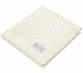 Eevi Kocyk Bawełna Warkocz Limonka