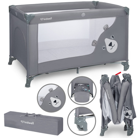 Kidwell Blissy Basic Łóżeczko Turystyczne Gray