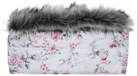 Uniwersalna Mufka Do Wózka MF-03 Szare Róże