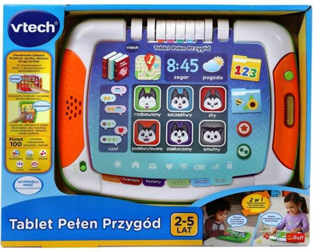 V-Tech Tablet Pełen Przygód Zabawka Interaktywna
