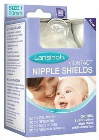 Lansinoh Nipple Shields Osłonki Laktacyjne 20 mm