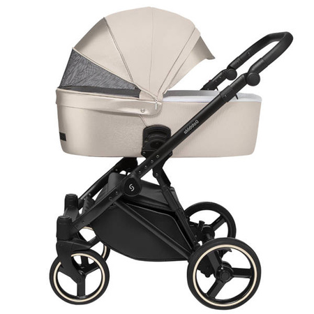 Skiddou Oslo + Wózek Głęboko-Spacerowy 2w1 Vanilla Delight