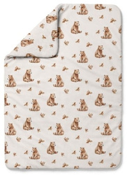 Waldin Kołdra Bambusowa 150x100 Niedźwiadki Jasny Beż