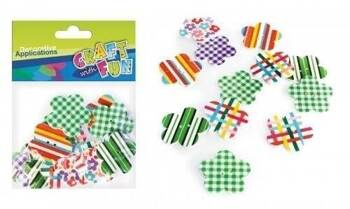 Craft With Fun Ozdoba Dekoracyjna Guziki Kwiaty 20szt