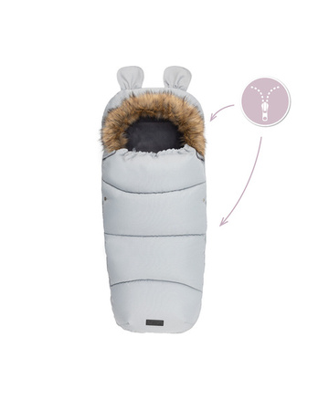 MoMi Śpiworek do Wózka Szary