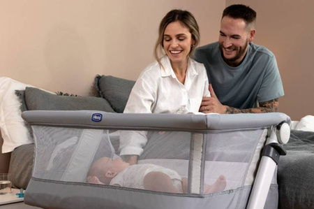 Chicco Next2me Pop-Up Łóżeczko Dostawne Grey Mist