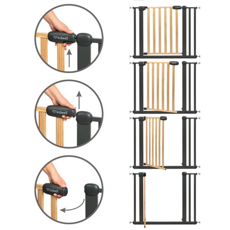 Kidwell Trasti Bramka Zabezpieczajaca 74-105 cm