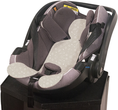 Kuli-Muli Wkładka Antypotowa Do Fotelika Samochodowego 0-13kg Piaskowy Kosmos