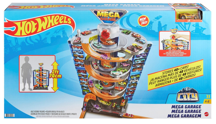 Hot Wheels Mega Garaż Zakręcony GTT95 HFH03 50692 | Babyhit.pl