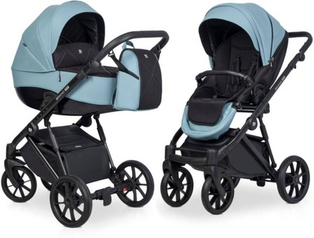 Riko Brano Pro Wózek Głęboko-Spacerowy 2w1 Crystal Blue