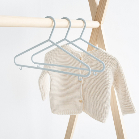 3 Sprouts EKO Wieszaki Dla Dzieci Blue 15szt.