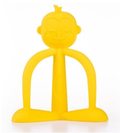 GiliGums Gryzak Silikonowy Małpka Żółty