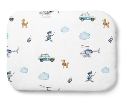 Waldin Poduszka Bambus 40x30 Policja Biała