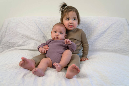 Lodger Body kopertowe niemowlęce długi rękaw bawełniane wrzosowe Ciumbelle Rose r. 80