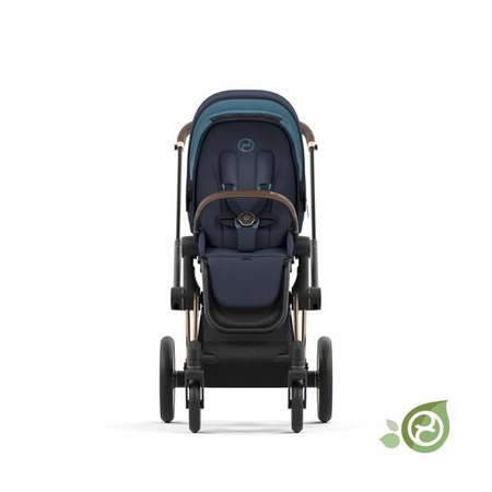 Cybex Conscious Green Leaf Priam 4.0 Tapicerka Siedziska Eco Dark Navy