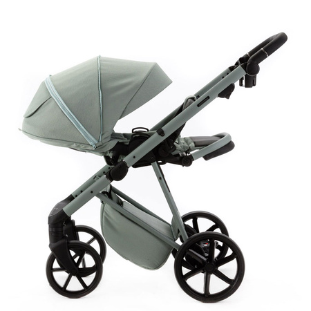 Adamex Delta Natura 4 Wózek Głęboko-Spacerowy Mint