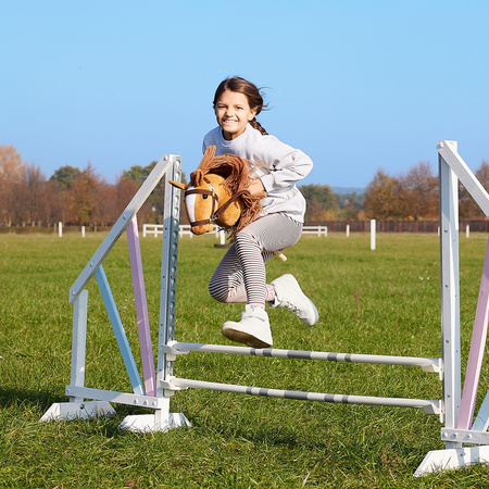 Hoppihorse Koń na Kiju Hobby Horse A4 Jasny Beż 64cm