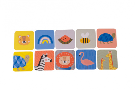 Taf Toys Ilustrowane Karty Savannah z Lusterkiem