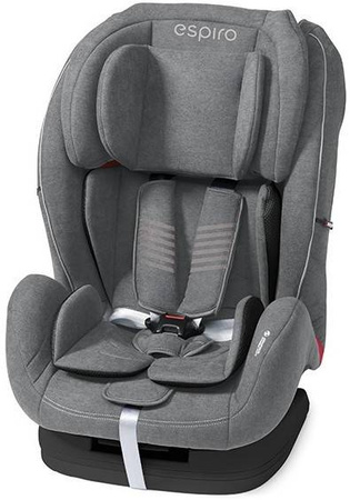 Espiro Kappa Fotelik Samochodowy 9-36kg Gray&Silver 07