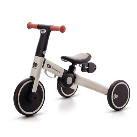 Kinderkraft 4TRIKE Rowerek Trójkołowy Silver Grey